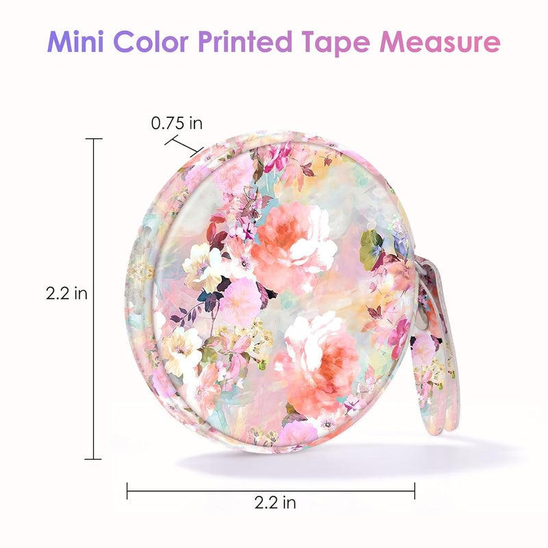 Gerkia Sewing Tape Measure，Colour Printed Small Retractable Soft Measuring Tape for Tailor Cloth Fabric Body Measurements. - Image 2